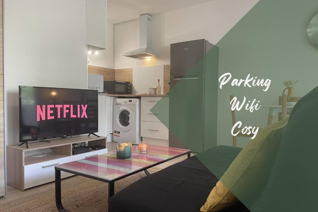 Studio Cosy - Balcon - Wifi - Free Parking Narbonne Ngoại thất bức ảnh